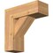 Ekena Millwork Traditional Craftsman Smooth Bracket w/ Offset Brace, Western Red Cedar, 7 1/2"W x 20"D x 20"H BKT0806X20X20TRA04SWR - alternate 1